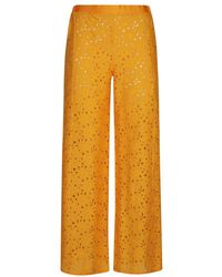Feel me fab - Wide Trousers - Lyst