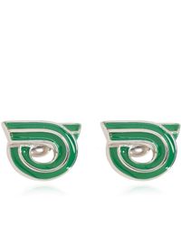 Ferragamo - Ohrringe mit logo - Lyst