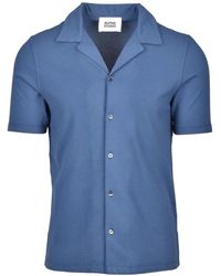 Alpha Studio - Camicia cotone elastan - Lyst