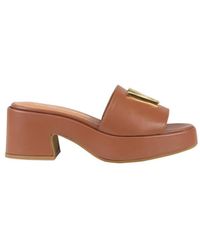 Via Roma 15 - Heeled Mules - Lyst