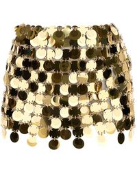 Rabanne - Maxi Sequins Mini Rok - Lyst