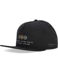 DOLLY NOIRE - Accessoires ,Zwart ,Katoen Flat Visor Cap - Lyst