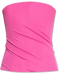 Versace - Tops ,Roze ,Top Met Blote Schouders - Lyst