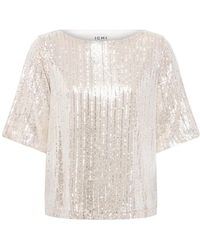 Ichi - Overhemden ,Bruin ,Tops - Lyst