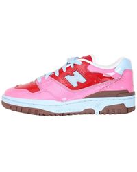 New Balance - Donna 550 rosa rosse blu sneakers - Lyst
