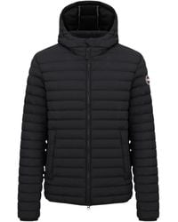 Colmar - Schwarze Leichte Daunenjacke Mit Kapuze - Lyst