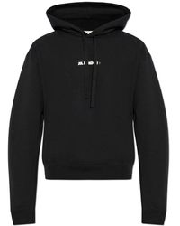 Jil Sander - Hoodies & Sweatvesten ,Zwart ,Katoen Hoodie - Lyst
