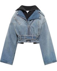 Alaïa - Denim Jackets - Lyst
