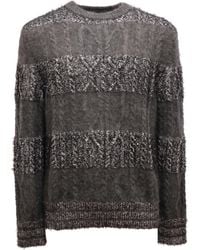 Amaranto - Round-Neck Knitwear - Lyst
