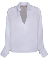 Blanca Vita - Overhemden ,Wit ,Ciza 9582 Diamante Shirt - Lyst