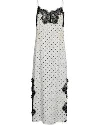 co'couture - Polka Dot Midi Jurk - Lyst