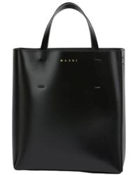 Marni - Museo Small Bag Aus Schwarzem Leder - Lyst