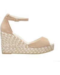 Espadrilles - Kamel seil sandalen mit verstellbarem knöchelriemen - Lyst