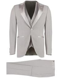 Canali - Zwart-Lapel Single-Breasted Smokingjas - Lyst
