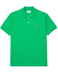 Lacoste - Tops ,Groen ,Katoen Groene Polo Classic Fit Katoen - Lyst