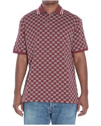 Gucci - Polo De Jacquard De Piqué De Algodón Con Gg, Talla - Lyst