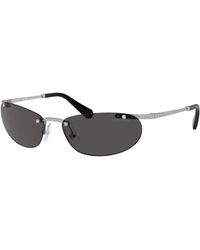 Swarovski - Silberne sonnenbrille für den täglichen gebrauch - Lyst