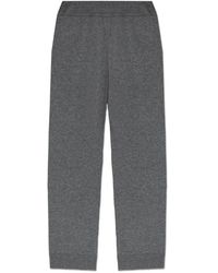 Entire studios - Broeken ,Grijs ,Wol Wollen Broek - Lyst