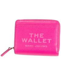 Marc Jacobs - The Leather Mini Compact Wallet - Lyst