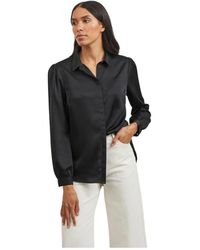 Vila - Satijnen Shirt Voor Vrouwen - Lyst