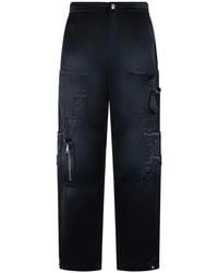DIESEL - Straight Trousers - Lyst