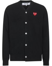 COMME DES GARÇONS PLAY - Cardigans - Lyst