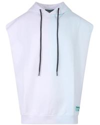 Pharmacy Industry - Grüner baumwoll-sweatshirt mit kapuze und logo-print - Lyst