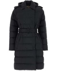 Burberry - Jassen ,Blauw ,Nylon Nylon Donsjas - Lyst