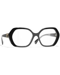 CHANEL - Eckige Brille - Lyst