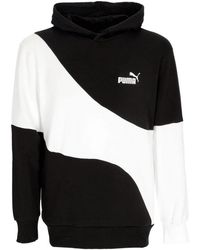 PUMA - Lichtgewicht Damessweatshirt Met Capuchon Power Cat Hoodie - Lyst