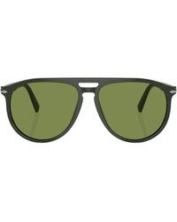 Persol - Eleganti goccia nero occhiali da sole - Lyst