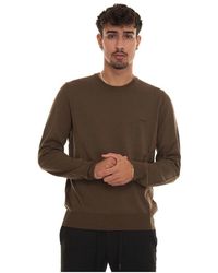 BOSS - Round-Neck Knitwear - Lyst