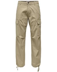 Only & Sons - Pantalone Cargo Ray Life 0020 Ribstop - Lyst