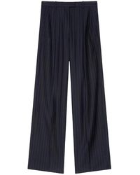 Givenchy - Broeken ,Blauw ,Double Pleat Broeken - Lyst