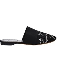 Givenchy - Schwarze Satin Hausschuhe Casual Stil - Lyst