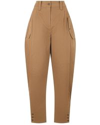 Alberta Ferretti - Cropped Trousers - Lyst