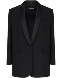 Dondup - Cotton Blend Blazer - Lyst