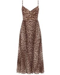 Zimmermann - Sunray Geplooide Midi Jurk - Lyst