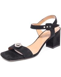 A. BOCCA - Schoenen ,Zwart ,Suède Zwarte Suède Sandalen - Lyst