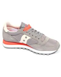 Saucony - Grau/Koralle Jazz Original Sneakers - Lyst