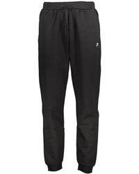 Fila - Sportliche schwarze hose mit elastischem bund - Lyst