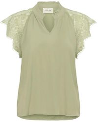 Cream - Blouses - Lyst
