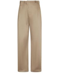 MM6 by Maison Martin Margiela - Straight Trousers - Lyst