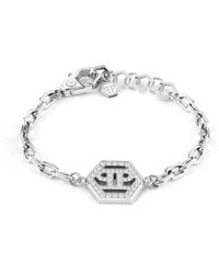 Philipp Plein - Hexagon edelstahl armband - Lyst