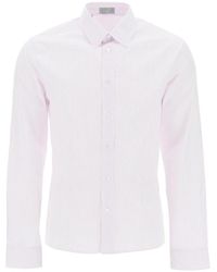 Dior - Klassische weiße button-up bluse - Lyst