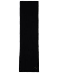 Paul & Shark - Accessoires ,Zwart ,Wol Premium Wollen Sjaal Voor Iconische Stijl - Lyst