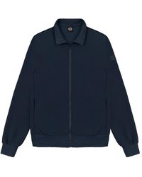 Colmar - Hoodies & Sweatvesten ,Blauw ,Katoen Full-Zip Ottoman Sweatshirt - Lyst