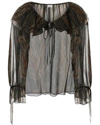 Saint Laurent - Blouses - Lyst