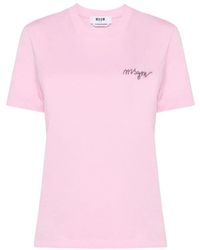 MSGM - T-Shirts - Lyst