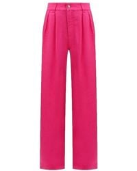 BOSS - Wide Trousers - Lyst